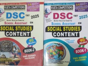 AP DSC School Assistant Social Studies Content Book-1 & Book-2 (English)